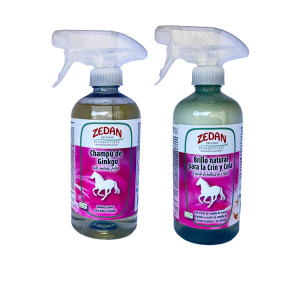 Champú Natural (500ml) y Brillo Desenredante Natural (500ml)